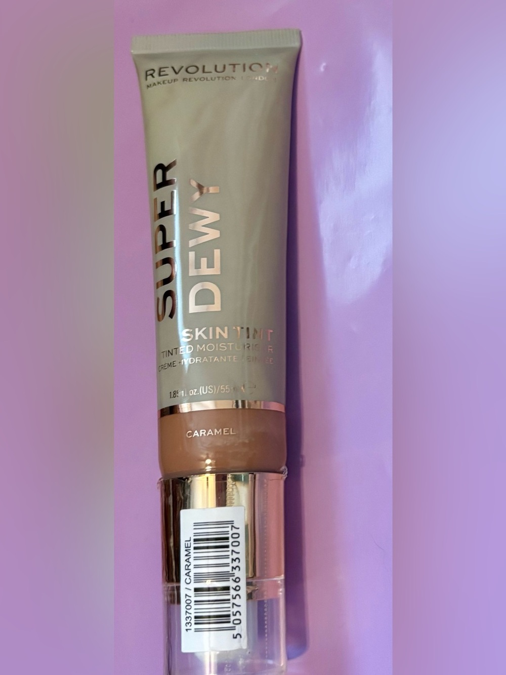 Revolution Super Dewy Skin Tint Tinted Moisturizer - Caramel
